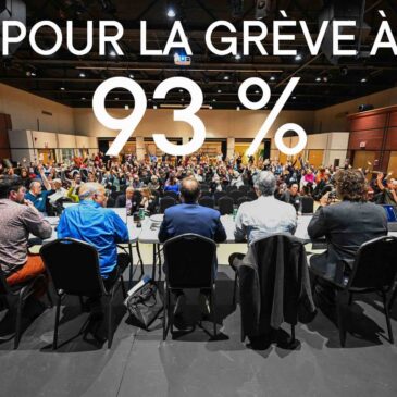 Vote de grève pour nos collègues de l’Université Laval
