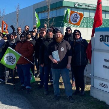 Amazon : le syndicat de l’entrepôt de Laval est officiellement accrédité