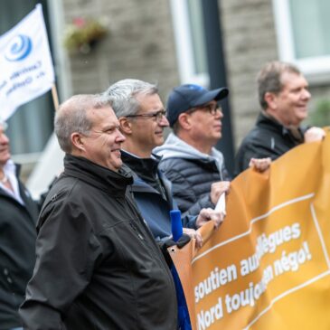 Marche de solidarité envers le personnel de l’éducation du Nord