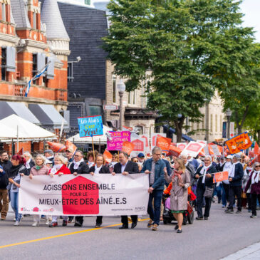 Grande mobilisation pour les personnes aînées