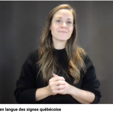 Caroline Hould contribue au nouveau certificat en langue des signes québécoise