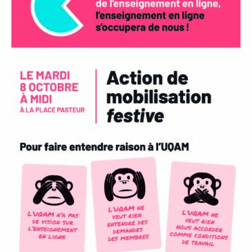 Action de mobilisation festive