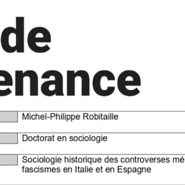 Michel-Philippe Robitaille a soutenu sa thèse de doctorat