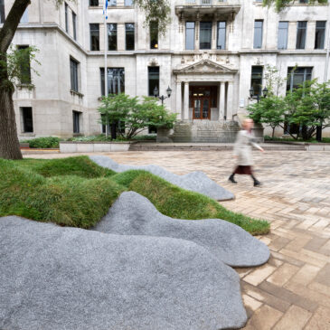 La place Pasteur accueille une nouvelle installation, sous la direction de Jean-Maxime Dufresne